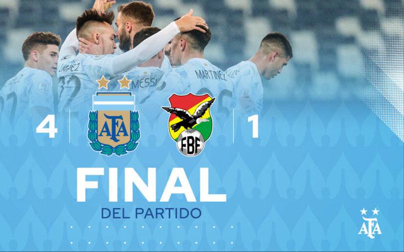 阿根廷vs玻利维亚结果